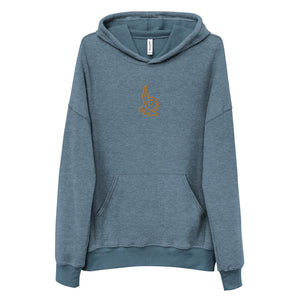 The Snail. Unisex Sueded Fleece Hoodie